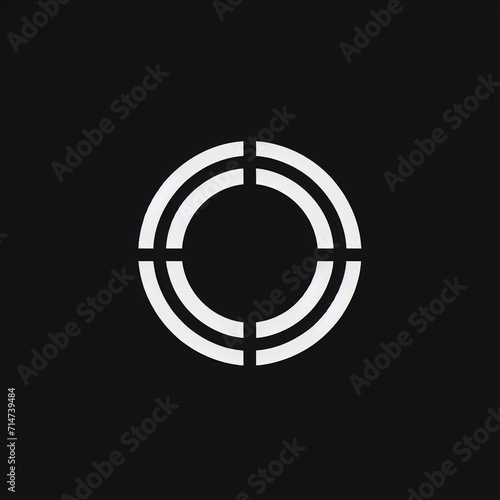  The logo, featuring a white circle on a black background, epitomizes simplicity, elegance, and contrast. The stark white against the deep black creates a bold and striking visual impact
