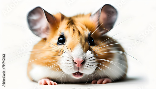 Isolate Cute Hamster © MondSTUDIO