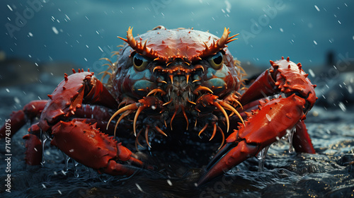 Bering Sea Fishing Expedition Captures the Essence of Adventure, Showcasing the Harvest of Large Red Crabs