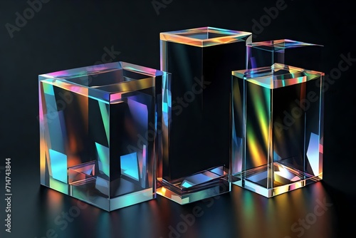 3d rendered cube photo