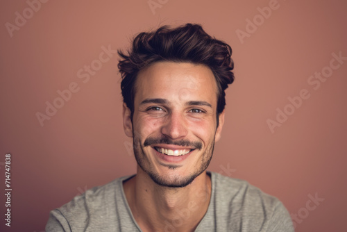 A man with a beard and mustache is smiling for the camera © MagnusCort
