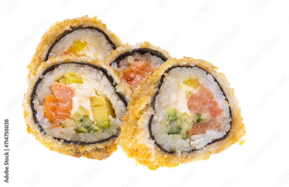 fried rolls isolated fried rolls isolated