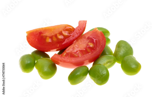 green beans isolated