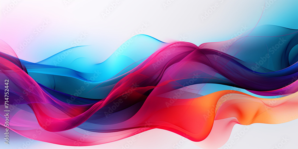 Big Neon Wave Background Big Neon Wave Background