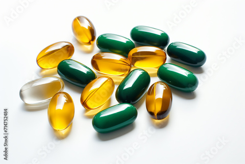 Many Rainbow Gel Pills Colored Colorful Capsules Medicine Health Prescription