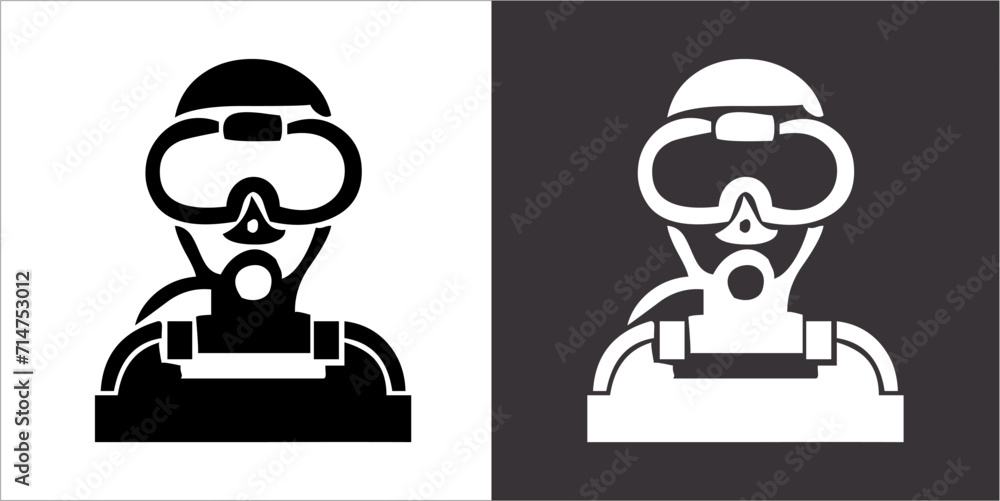 IIlustration Vector graphics of Diving icon