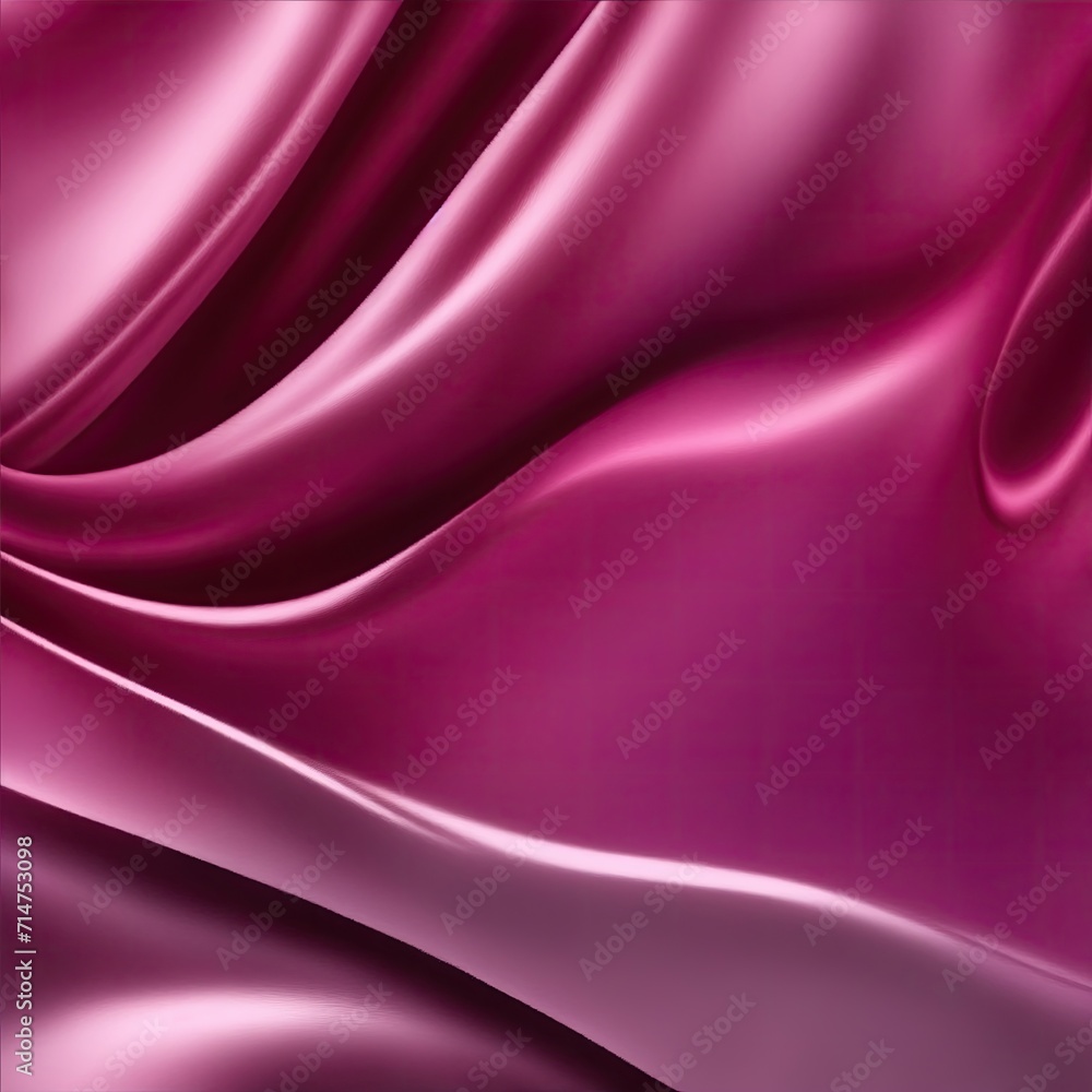 Fototapeta premium Soft pastel maroon shiny satin silk swirl wave background
