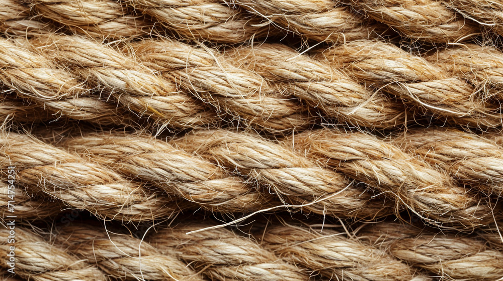 Sisal Rope Close-Up: Close-up of sisal rope texture, highlighting the natural fibers and adding a textured and rustic element, textures, background