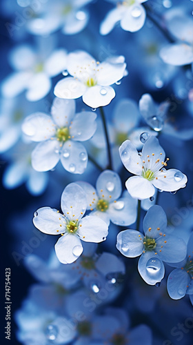 White and blue aesthetic wallpaper