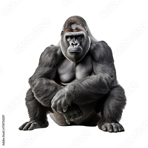 Gorilla clip art © ILLUSTRATION