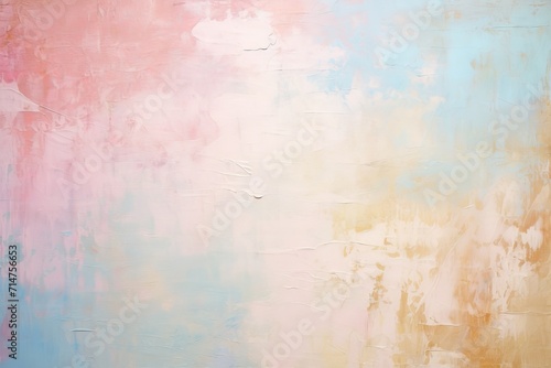 Textured delicate abstract background with a worn vintage grunge texture of pink, light blue colors.