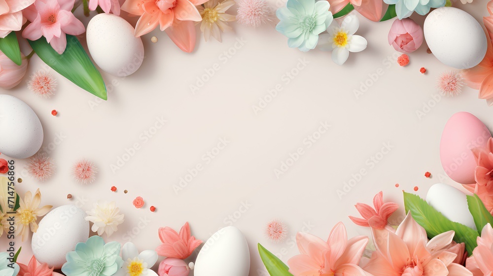 sfondo colorato di pasqua con uova e spazio vuoto sfondo colorato di pasqua con uova e spazio vuoto