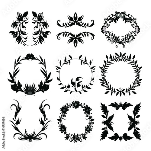 wreath SVG  wreath png  wreath frame  frame svg  frame illustration  wreath illustration  frame  vector  vintage  floral  design  decoration  pattern  ornament  border  illustration  flower  ornate  a