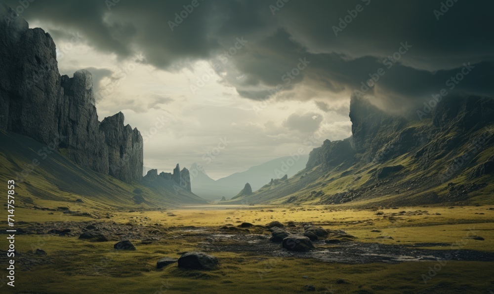 Incredible view of the amazing canyon landscape. Stock Photo | Adobe Stock
