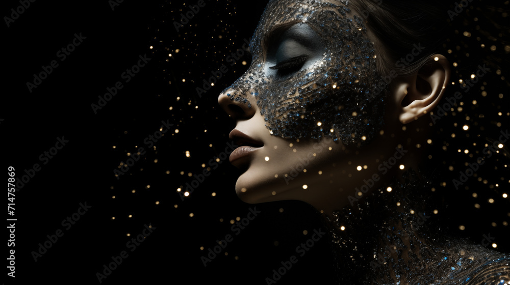 Lot De 6 Bougies Paillettes Scintillantes | Bougies Photophores