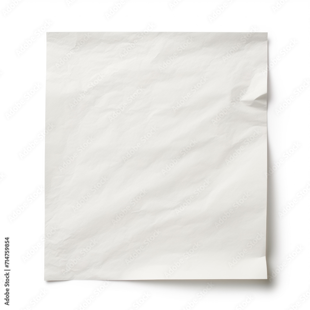 Crumpled White Paper Texture with Shadow Detail Crumpled White Paper Texture with Shadow Detail