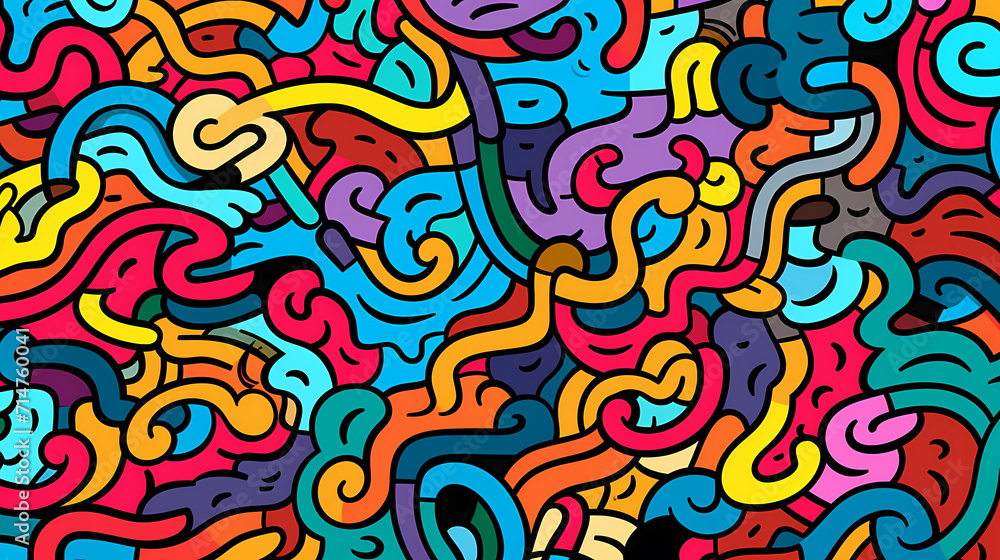 custom made wallpaper toronto digitalCute graffiti art abstract background poster web page PPT, art background