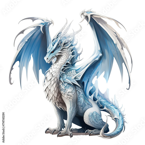 Mythical dragon photo