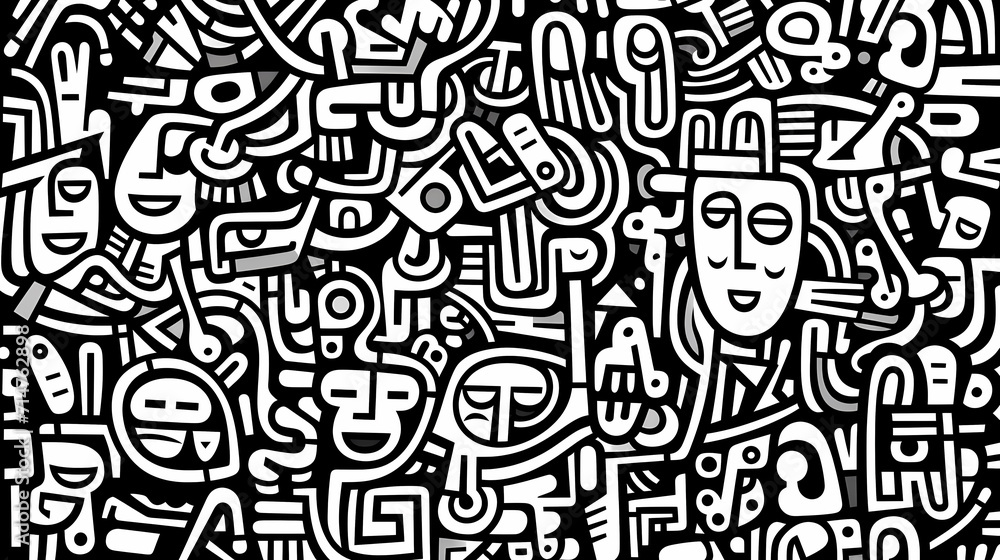 Cute graffiti art abstract background poster web page PPT, art background Cute graffiti art abstract background poster web page PPT, art background
