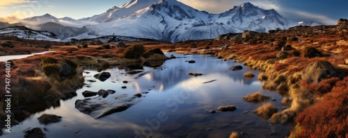 Astrophotography, A stunning astrophotography scene capturing the Milky Way over a serene mountain landscape