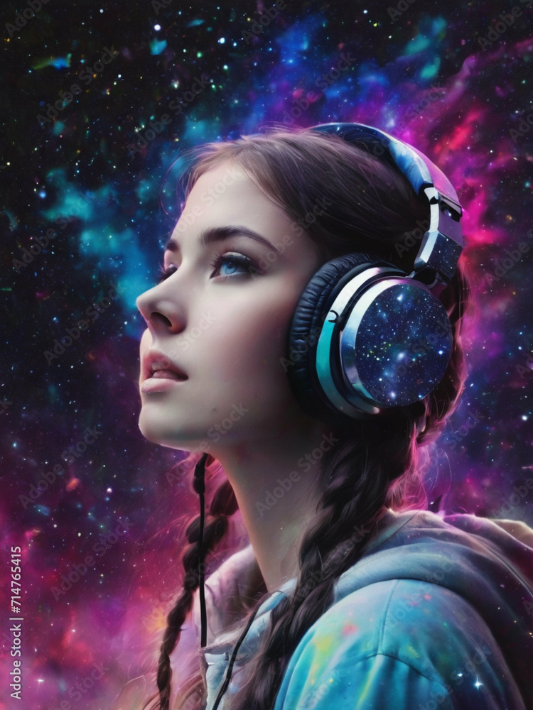 dj in headphones dj in headphones