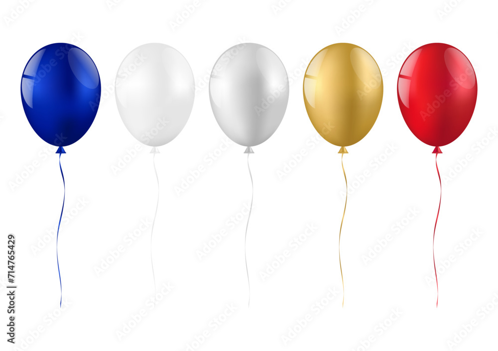 Set of Balloon. Balloons for Party, Birthday, Celebration or Anniversary. Vector Illustration. Set of Balloon. Balloons for Party, Birthday, Celebration or Anniversary. Vector Illustration.