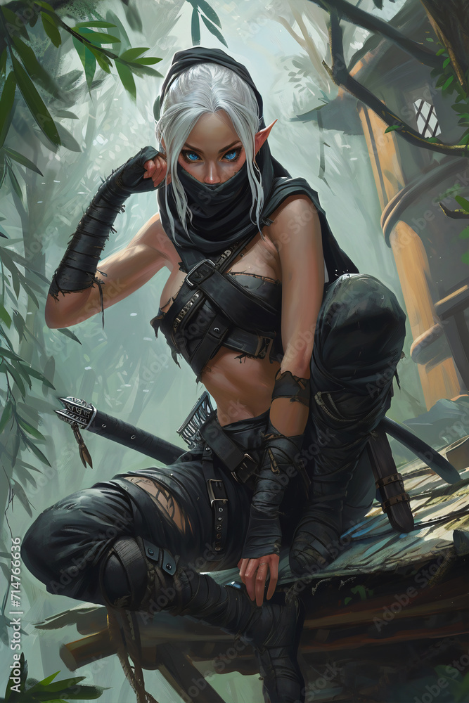 Whispers of the Mist: A Rogue's Tale. Generative AI
Whispers of the Mist: A Rogue's Tale. Generative AI