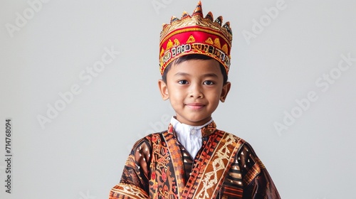 child in traditional indian costume