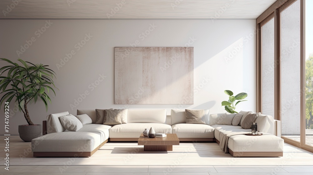 Minimalist Interior Design, A minimalist living room with sleek furniture, neutral colors, and a spacious, uncluttered look Minimalist Interior Design, A minimalist living room with sleek furniture, neutral colors, and a spacious, uncluttered look