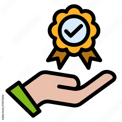 Branding Outline Colour Icon