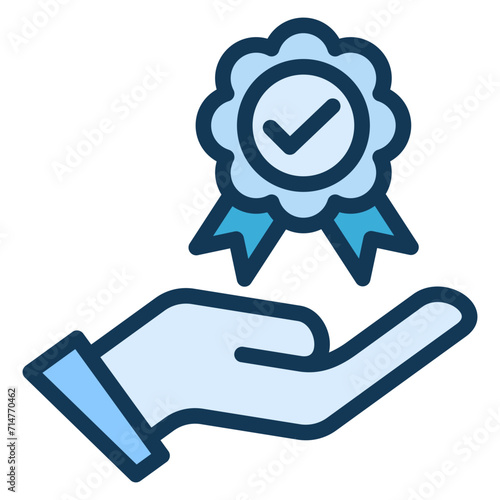 Branding Blue Colour Icon