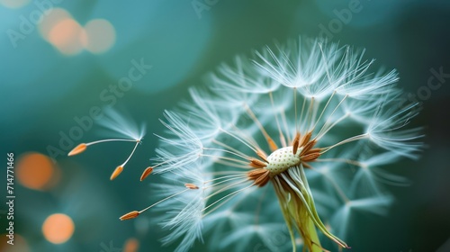 macro dandelion