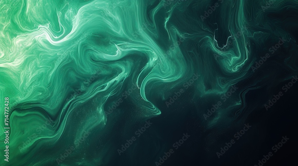 abstract background with a green gradients, swirls, and ethereal patterns and aurora borealis - AI Generated Abstract Art abstract background with a green gradients, swirls, and ethereal patterns and aurora borealis - AI Generated Abstract Art