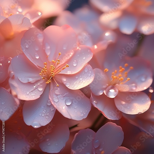 Close-up of flowers and spring blossom, spring blossom