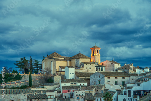 panoramic of the town of Cehegin in Murcia, Spain.