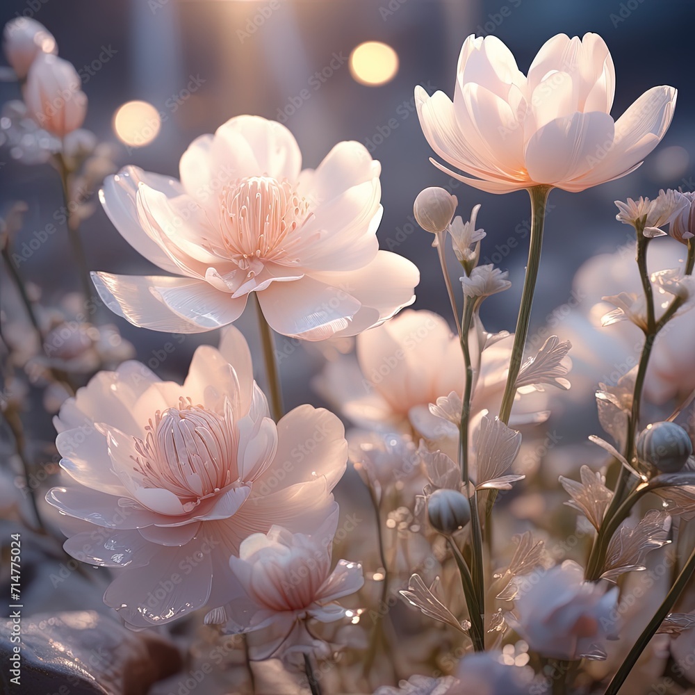 Close-up of flowers and spring blossom, spring blossom