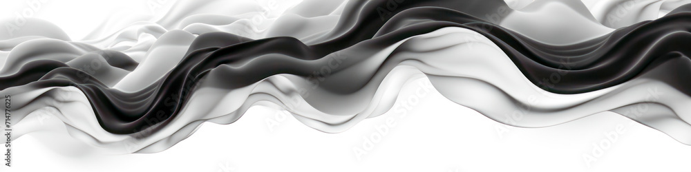 Luxury black and white fluid art painting background alcohol ink technique. Luxury colourful smoke texture for interior decoration. Abstract digital artwork