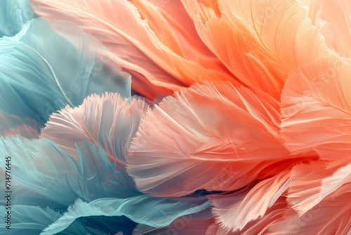 a close up of some petals, in the style of made of feathers