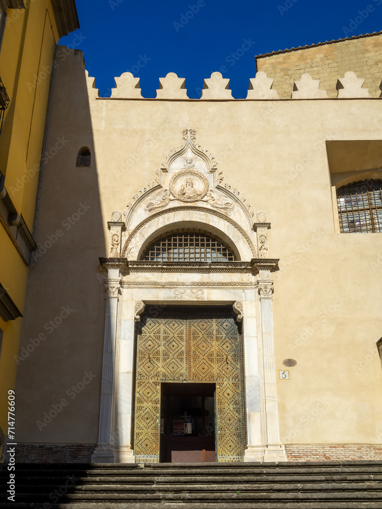 Fototapeta premium San Domenico Maggiore doorway, Naples