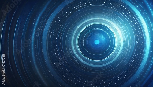blue technological round swirl background internet futurism concept