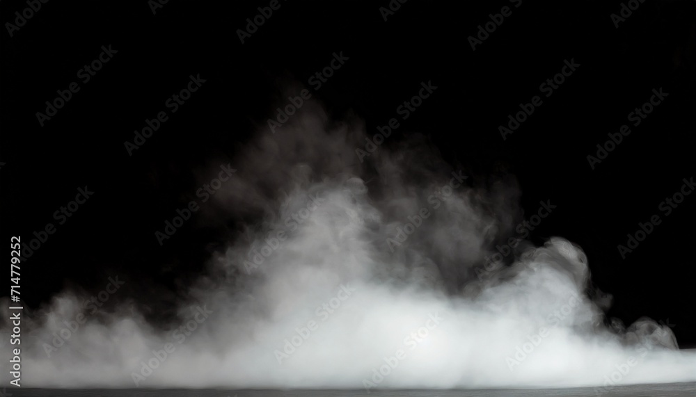 a cloud of white smoke on a black background thin smoke some areas of which seem thicker than others  thick fog that expands over the surface