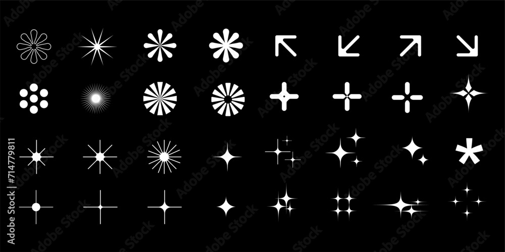 Futuristic shape simbol poster hud element templates colection pack Futuristic shape simbol poster hud element templates colection pack
