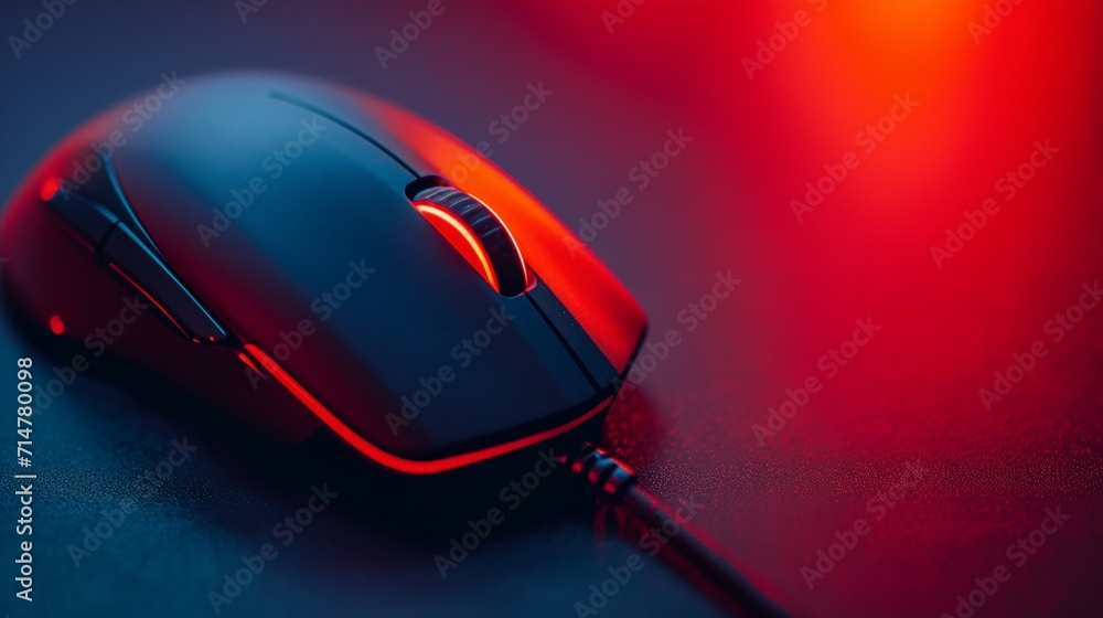 a computer mouse sitting on top of a desk