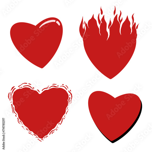 Icon Heart Love Set 1