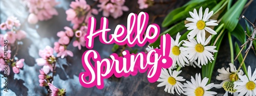 a floral spring background