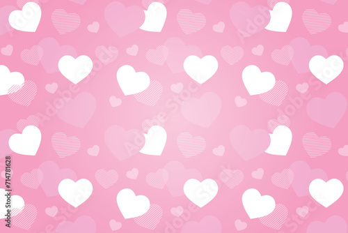 Vector hearts seamless pattern  vector Valentine s Day pattern  Valentine s Day background.