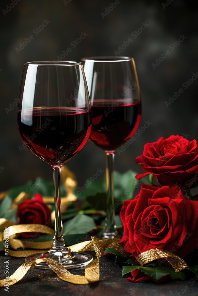 Glamorous Romantic Background Romance with Red Wine, Red Roses, Pearls, and Shimmering Bokeh. Perfect Valentines Wedding Romantic Background for Cards, Banners, Wallpapers Glamorous Romantic Background Romance with Red Wine, Red Roses, Pearls, and Shimmering Bokeh. Perfect Valentines Wedding Romantic Background for Cards, Banners, Wallpapers
