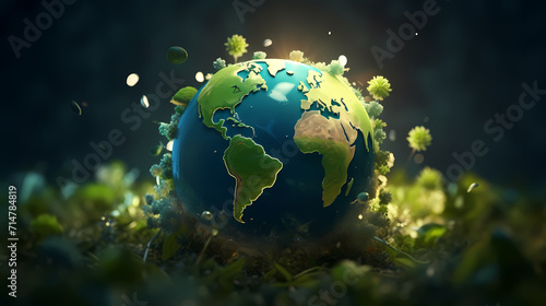 World environment day concept ecology protection environment  environmental protection background