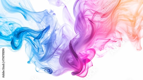 Colorful Currents: The Art of Smoke in Motion