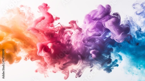 Color Crescendo: A Vivid Smoke Performance